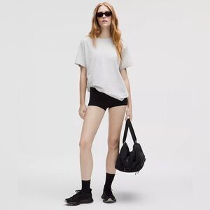 Lululemon All Yours Organic Cotton Crewneck T-Shirt in Ultra Light Grey